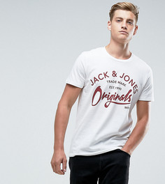 Футболка с принтом Jack & Jones Originals - Белый