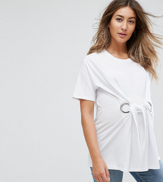 Туника с люверсами ASOS Maternity - Белый