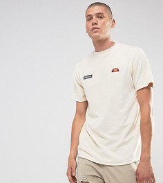 Светло-серая велюровая футболка с закругленным краем Ellesse - Светло-серый