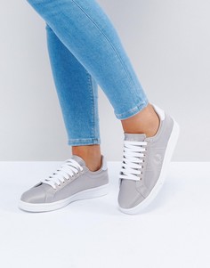Атласные кроссовки Fred Perry - Серебряный