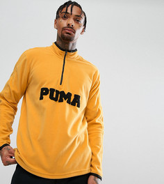 Флисовый топ с короткой молнией Puma эксклюзивно для ASOS 57658302 - Желтый