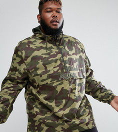 Зеленая ветровка с камуфляжным принтом Puma PLUS эксклюзивно для ASOS 57663601 - Зеленый