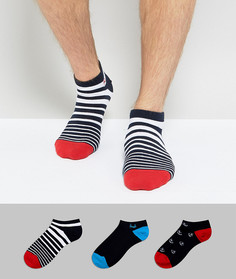 3 пары спортивных носков Pringle - Темно-синий