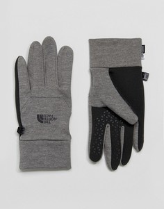 Серые перчатки The North Face Etip - Серый