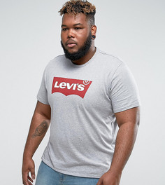 Серая футболка Levis PLUS - Серый