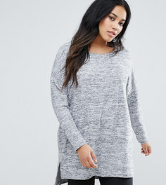 Тонкий трикотажный джемпер Junarose - Серый