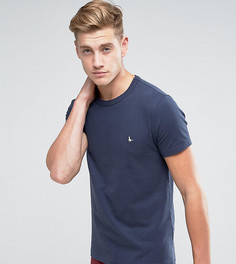 Темно-синяя обтягивающая футболка Jack Wills - Темно-синий