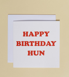 Открытка Happy Birthday Hun эксклюзивно от Central 23 - Мульти