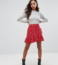 Юбка с оборками и принтом Miss Selfridge - Мульти