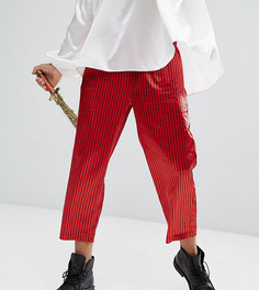 Свободные брюки в полоску Reclaimed Vintage HALLOWEEN Inspired - Красный