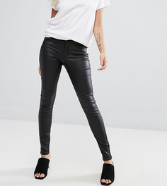 Облегающие джинсы с покрытием Vero Moda Petite - Черный