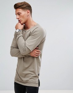 Свитшот с отделкой Jack & Jones Originals - Серый