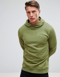 Худи с высоким воротом и карманом Jack & Jones Core - Серый