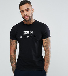 Футболка с логотипом Edwin - Черный