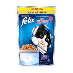 Корм Felix Курица в желе 85g для котят 12333330