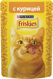 Корм Friskies Adult Кусочки курицы в подливе 85g для кошек 12261850
