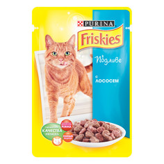 Корм Friskies Adult Кусочки лосось в подливе 100g для кошек 12239320