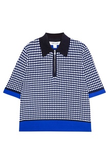 Джемпер-поло в клетку Diane Von Furstenberg