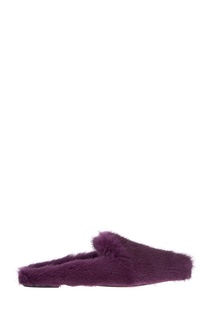 Слиперы из меха норки Purr Slipper Aquazzura