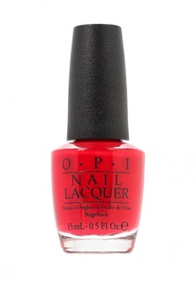 Лак для ногтей O.P.I OPI HONG KONG "Red My Fortune", 15 мл
