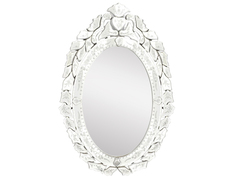 Зеркало бенедетто (francois mirro) серебристый 53.0x74.0x3.0 см.