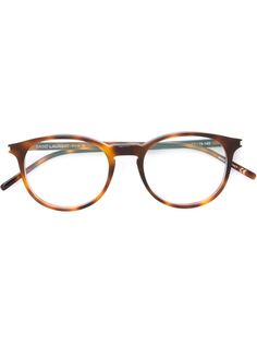 очки в круглой оправе Saint Laurent Eyewear