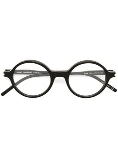 очки в круглой оправе Saint Laurent Eyewear