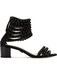 embellished leather sandals Andrea Bogosian