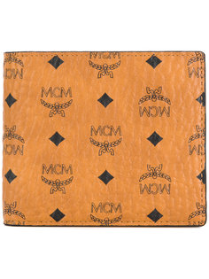 logo print billfold wallet  MCM