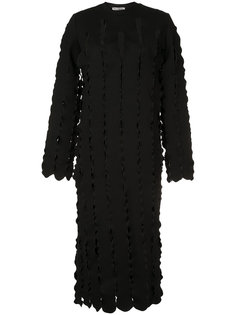 scalloped dress Materiel