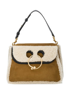 pierce medium shearling shoulder bag J.W.Anderson