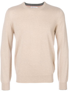 джемпер с круглым вырезом Brunello Cucinelli