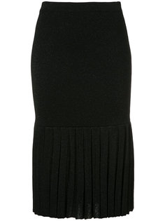 Malena pleated knitted skirt Rebecca Vallance