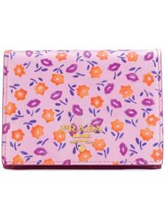 small printed Saffiano wallet Prada