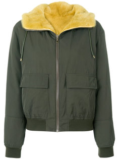 reversible bomber jacket  Army Yves Salomon