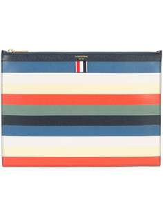 striped zip pouch  Thom Browne