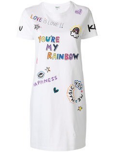 платье-футболка I Love You Rainbow Kenzo