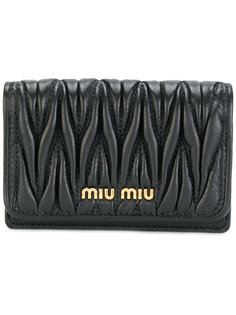 визитница с логотипом Miu Miu