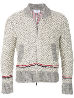 свитер с контрастными полосками Thom Browne