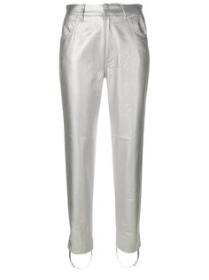 приталенные брюки с металлическим отблеском Golden Goose Deluxe Brand