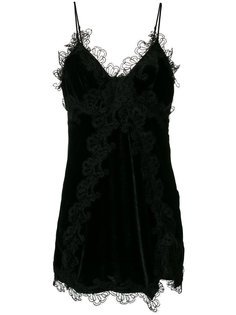 текстурированный топ с кружевом Ermanno Scervino