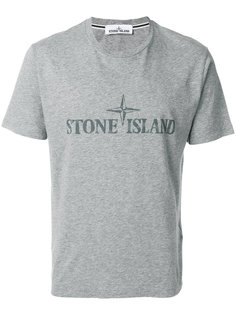 футболка с заплаткой с логотипом Stone Island