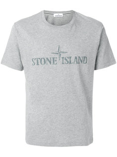 футболка с логотипом Stone Island