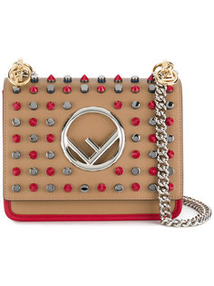 small Kan I F studded shoulder bag Fendi