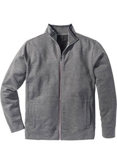 Трикотажная куртка Regular Fit (серый меланж) Bonprix