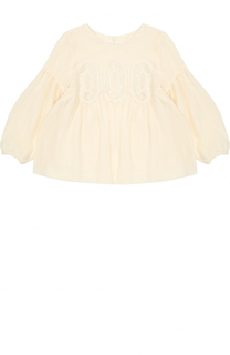 Блуза с кружевной отделкой Chloé