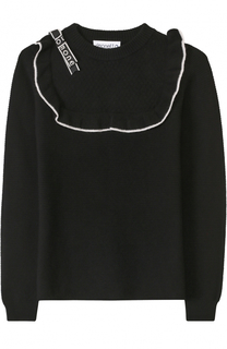 Вязаный пуловер из смеси шерсти и кашемира Simonetta