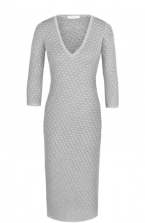 Вязаное платье-футляр с V-образным вырезом Cruciani
