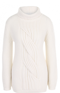 Кашемировый свитер фактурной вязки Escada