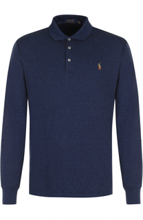 Хлопковое поло с длинными рукавами Polo Ralph Lauren